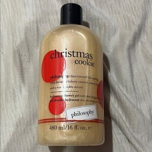 Philosophy Christmas Cookie Body Wash - Cream and Red